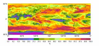 Image of cloud properities from ISCCP by NCEI