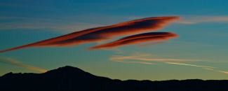 Image of lenticular cloud over Boulder by NOAA, Dennis Dickson