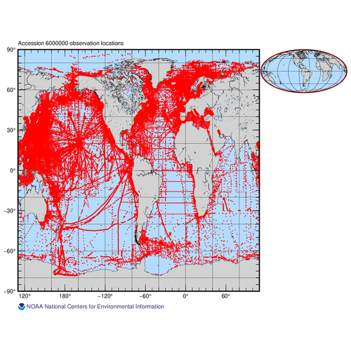 Water temperature and salinity profile data from bottle and ...