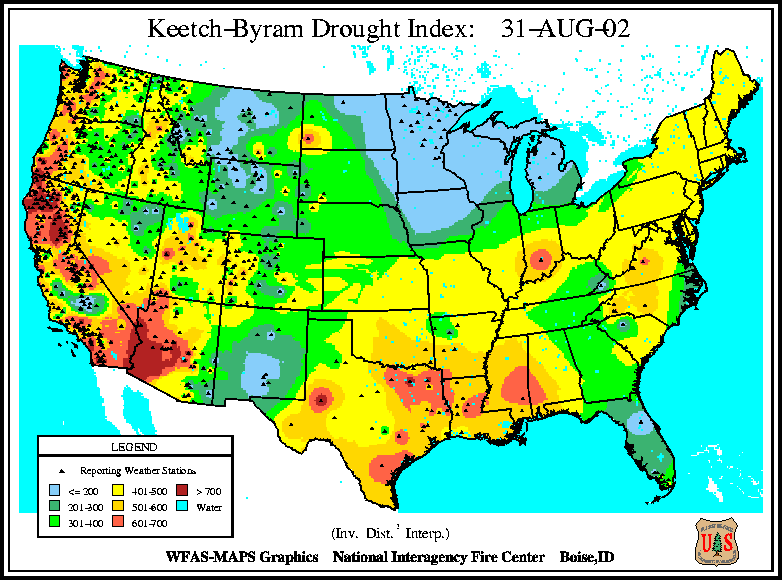 August 2002 Drought Report | National Centers for Environmental ...