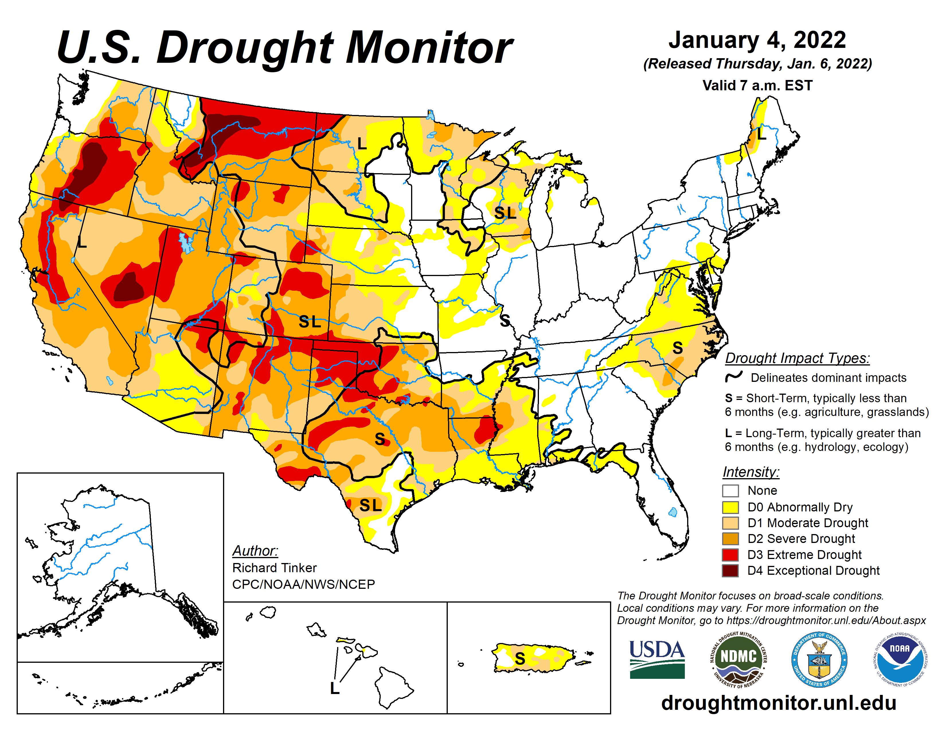 April 2021 Drought Report National Centers for Environmental