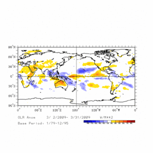 March 2009 OLR Anomalies