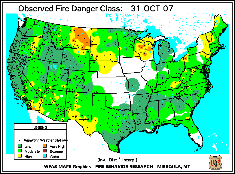 October 2007 Wildfires Report | National Centers for Environmental ...