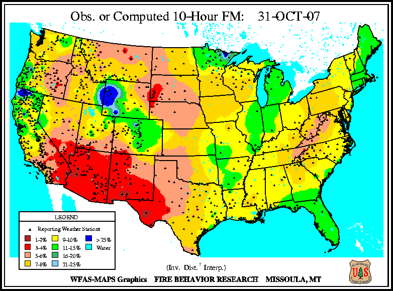 October 2007 Wildfires Report | National Centers for Environmental ...