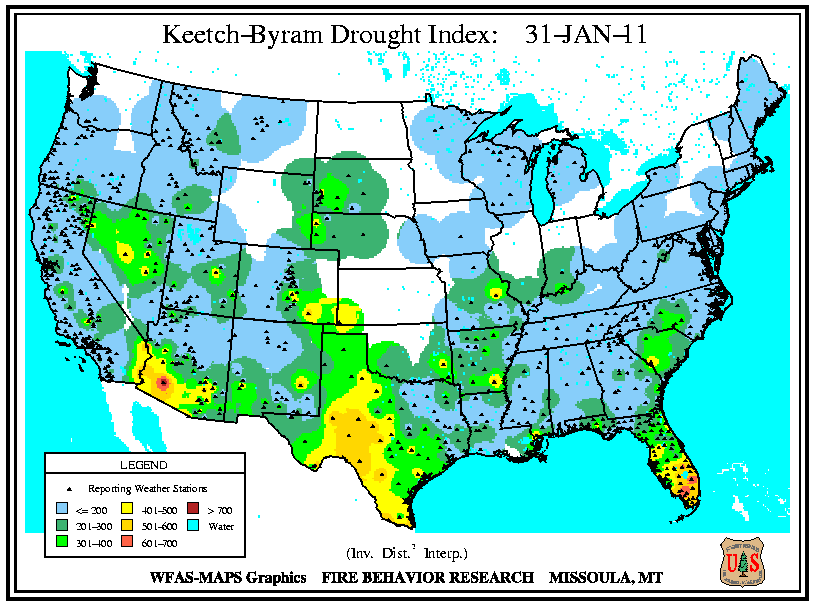 January 2011 Wildfires Report | National Centers for Environmental ...