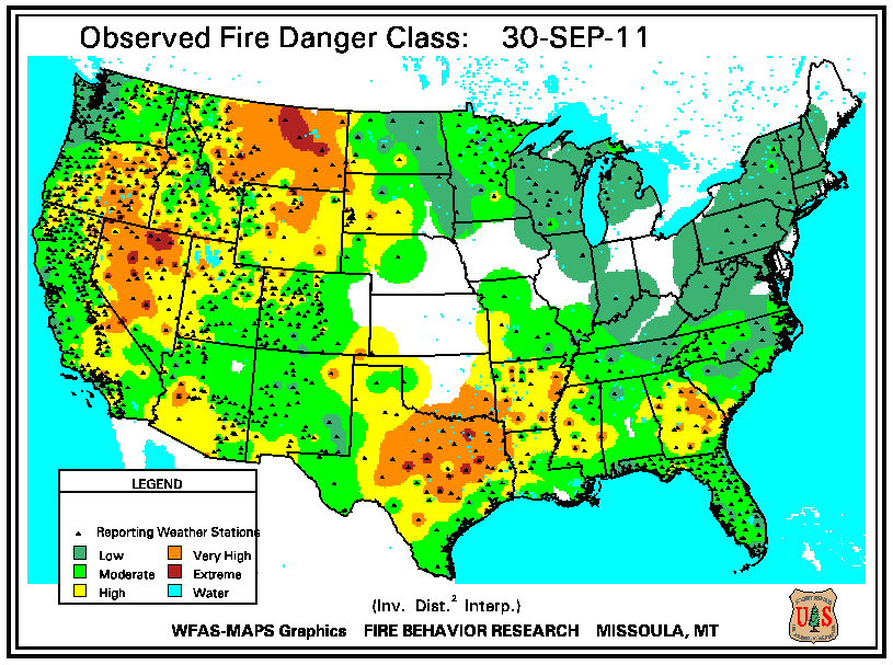 September 2011 Wildfires Report | National Centers for Environmental ...