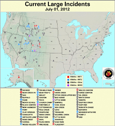 Large Wildfires July1