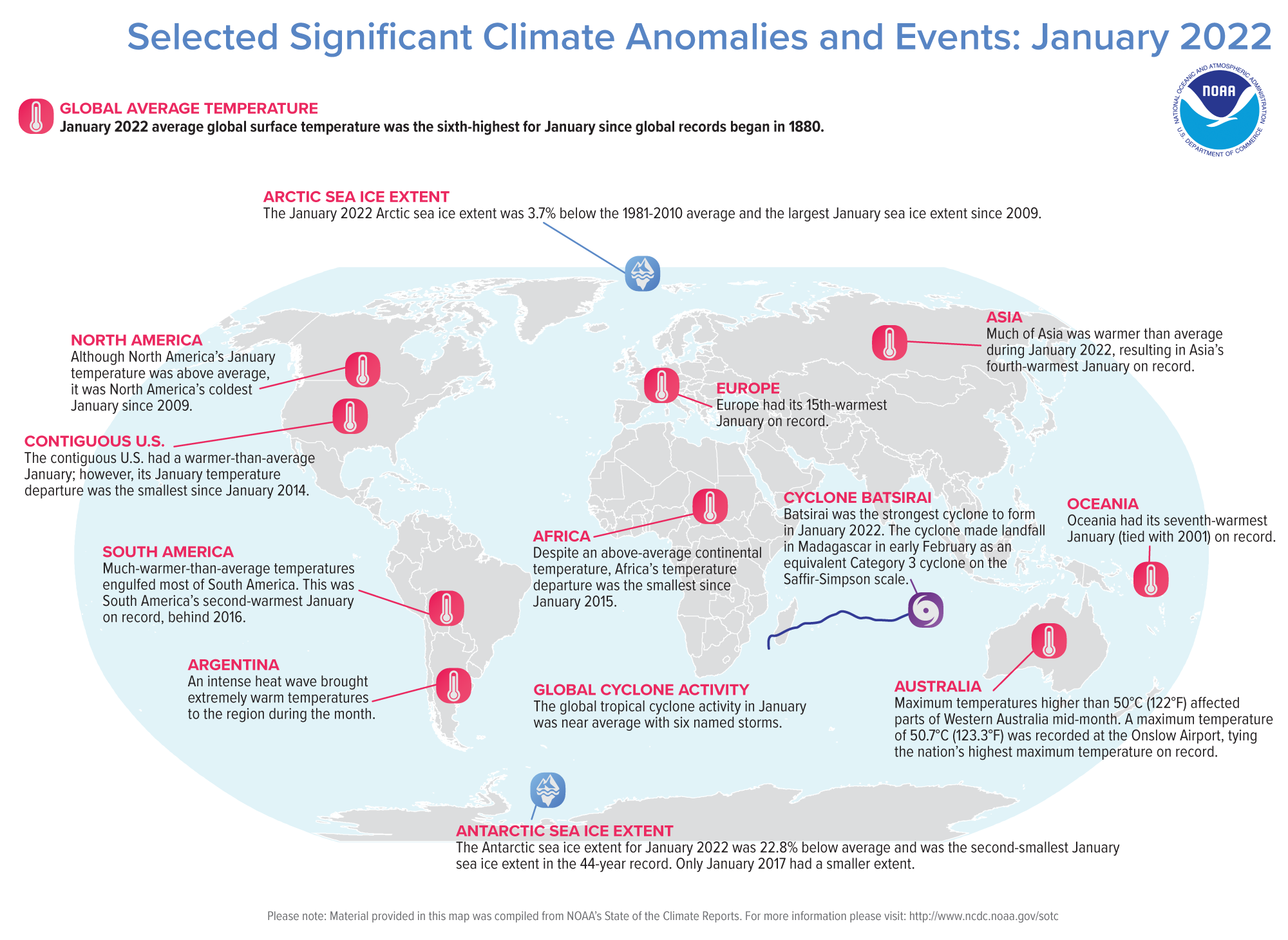 January 2022 Global Climate Report National Centers for Environmental