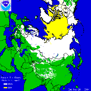 Animation of Europe/Asia snow cover during November 2004