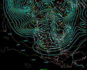 NA 500mb Map