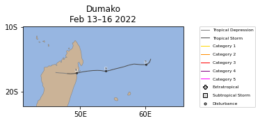 Dumako Storm Track