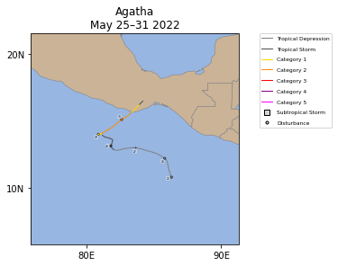 Agatha Storm Track