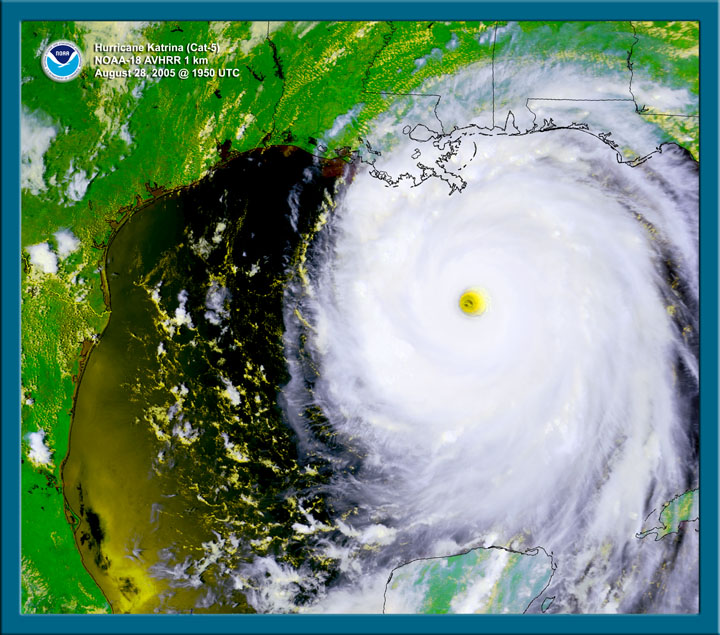 NOAA produced Hurricane Katrina poster