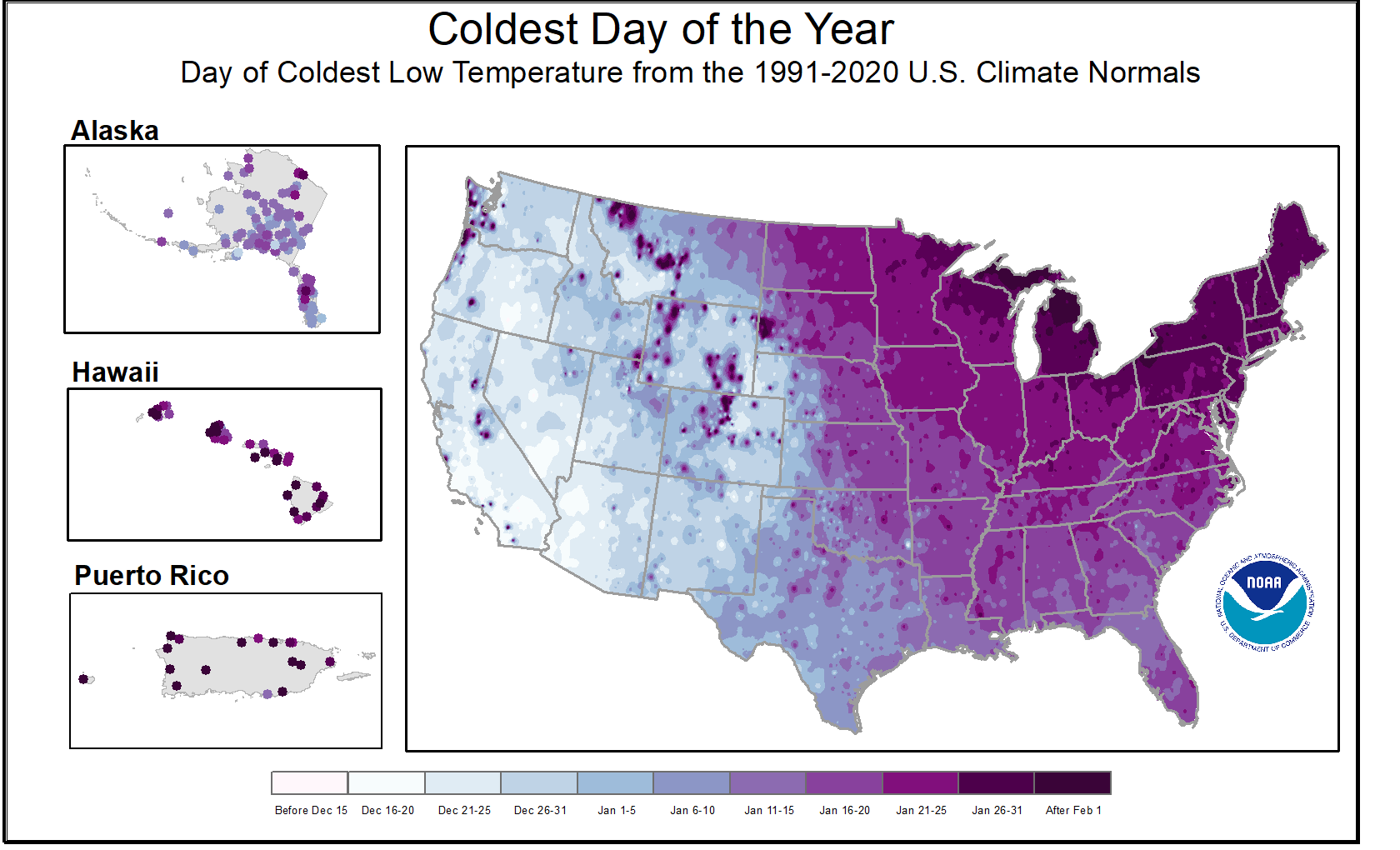 When to Expect the Coldest Day of the Year News National Centers