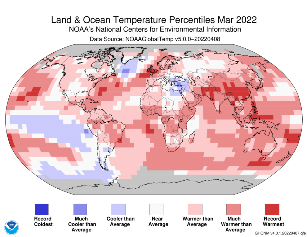 Assessing The Global Climate In March 2022 News National Centers