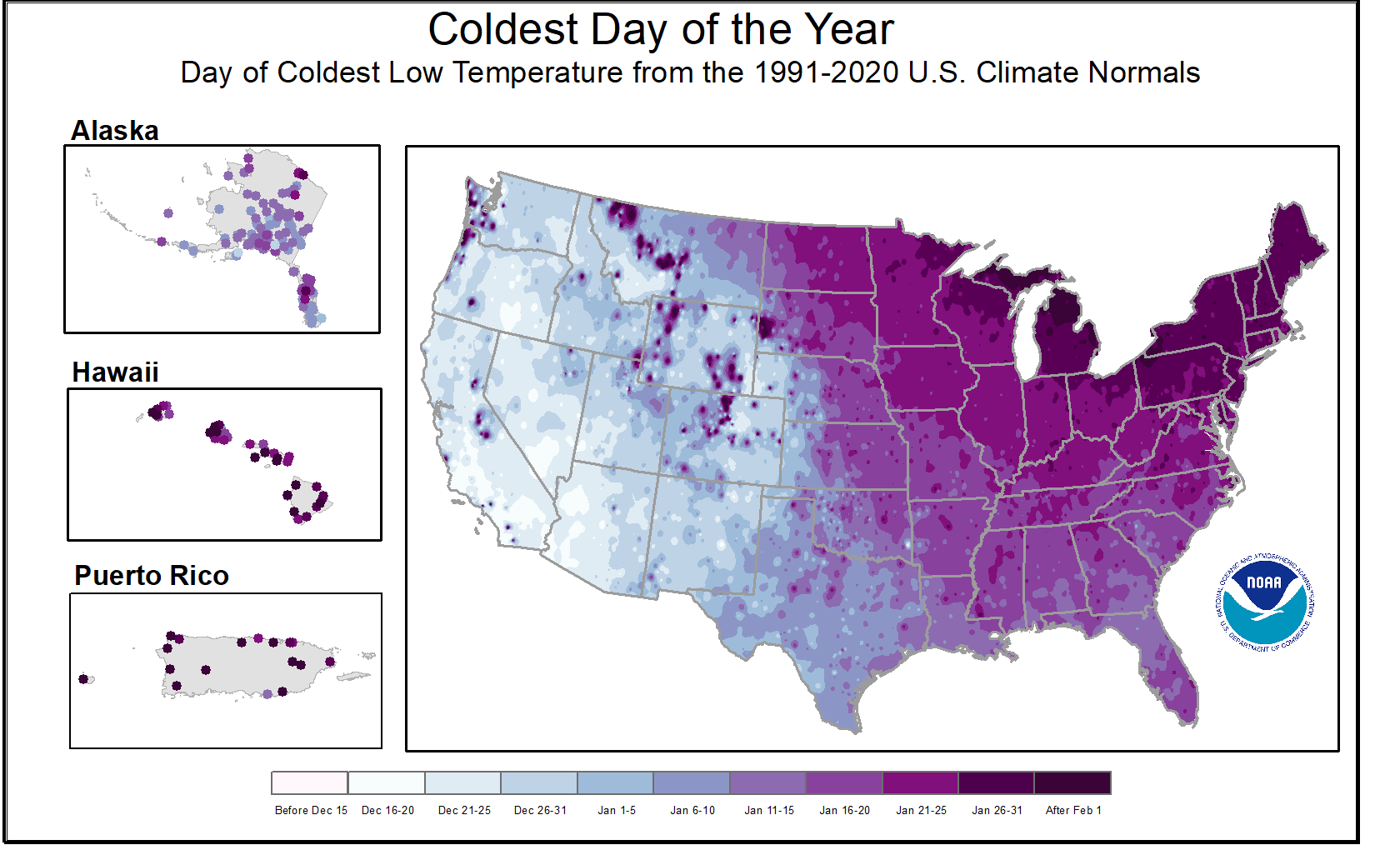 When To Expect The Coldest Day Of The Year | News | National Centers ...