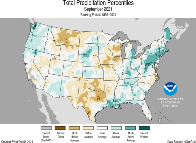 Assessing the U.S. Climate in September 2021 | News | National Centers ...