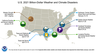 U.S. Billion-Dollar Disasters Map