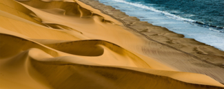 Picture of sand dunes in Namibia