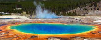 Picture of Grand Prismatic spring, Yellowstone National Park