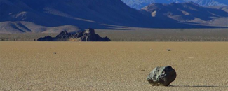 Photo of rocks in Death Valley desert